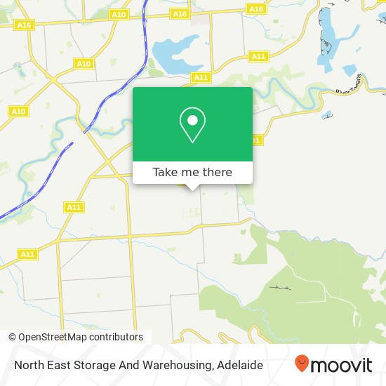 North East Storage And Warehousing map