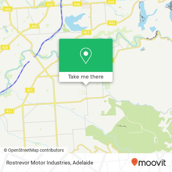 Rostrevor Motor Industries map