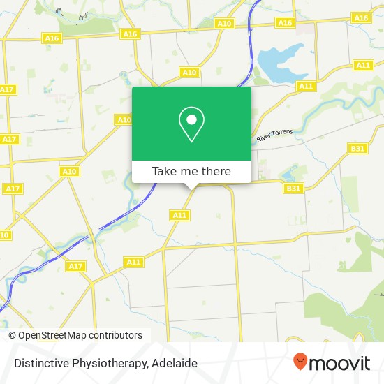Distinctive Physiotherapy map