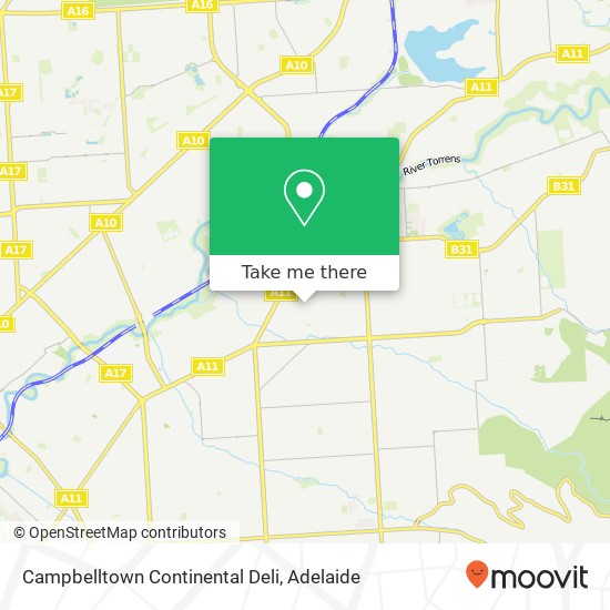 Campbelltown Continental Deli map