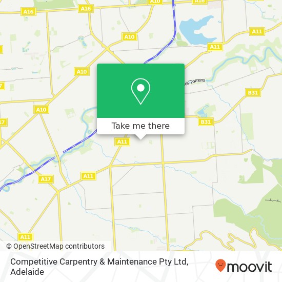 Competitive Carpentry & Maintenance Pty Ltd map