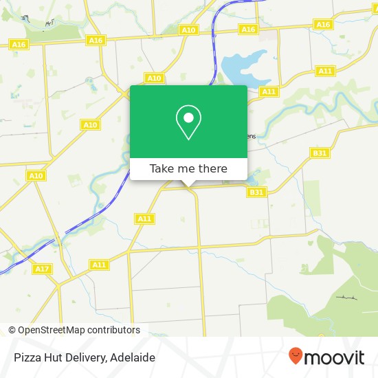 Pizza Hut Delivery map