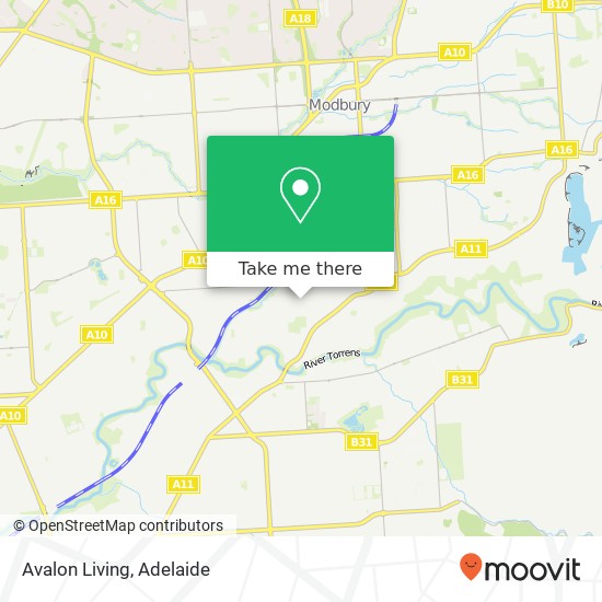 Mapa Avalon Living