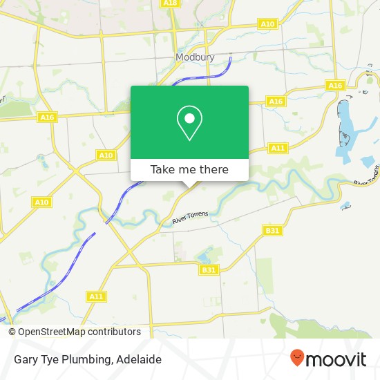 Mapa Gary Tye Plumbing