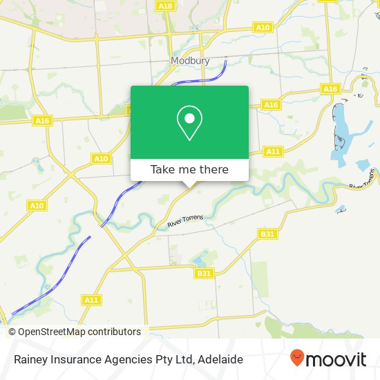 Rainey Insurance Agencies Pty Ltd map