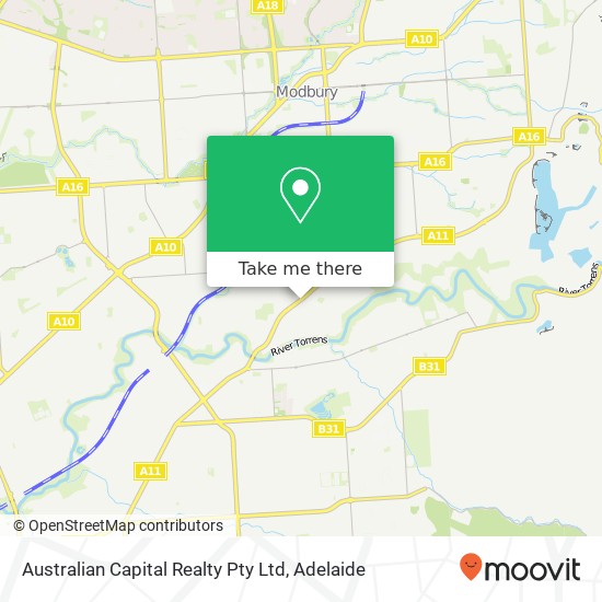 Australian Capital Realty Pty Ltd map