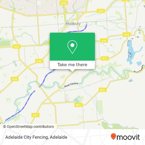 Adelaide City Fencing map