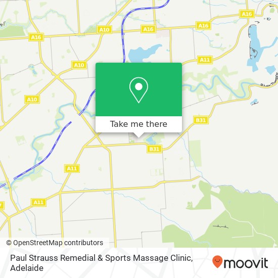 Paul Strauss Remedial & Sports Massage Clinic map