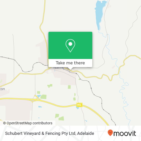 Mapa Schubert Vineyard & Fencing Pty Ltd