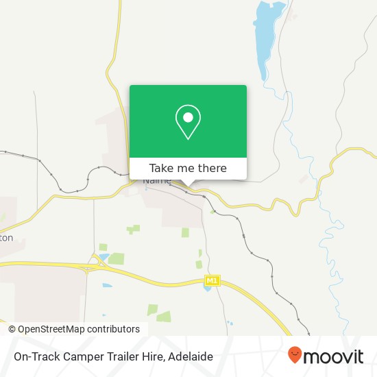 On-Track Camper Trailer Hire map