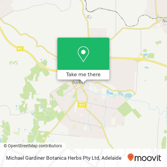 Michael Gardiner Botanica Herbs Pty Ltd map