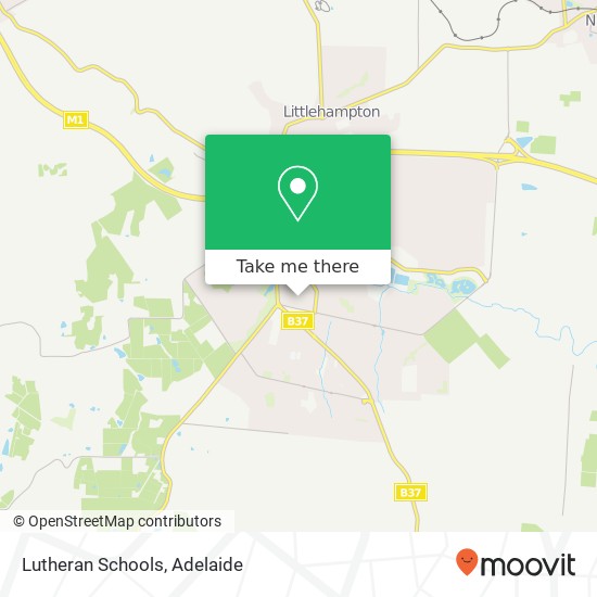 Lutheran Schools map