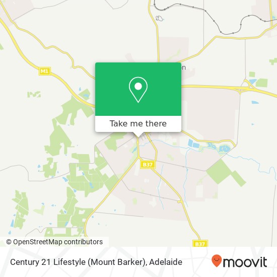 Mapa Century 21 Lifestyle (Mount Barker)