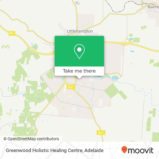 Mapa Greenwood Holistic Healing Centre