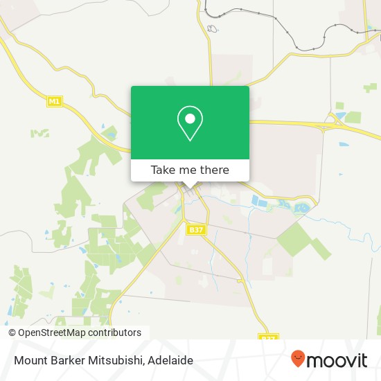 Mount Barker Mitsubishi map