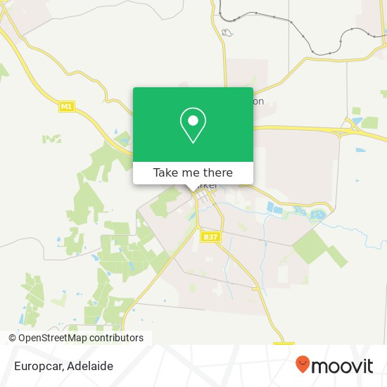 Europcar map