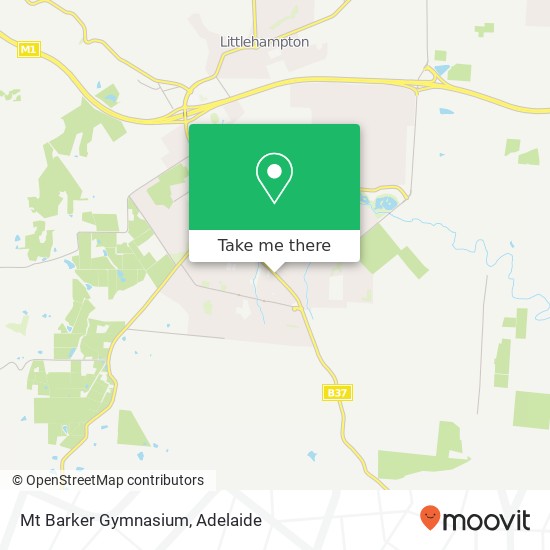 Mapa Mt Barker Gymnasium