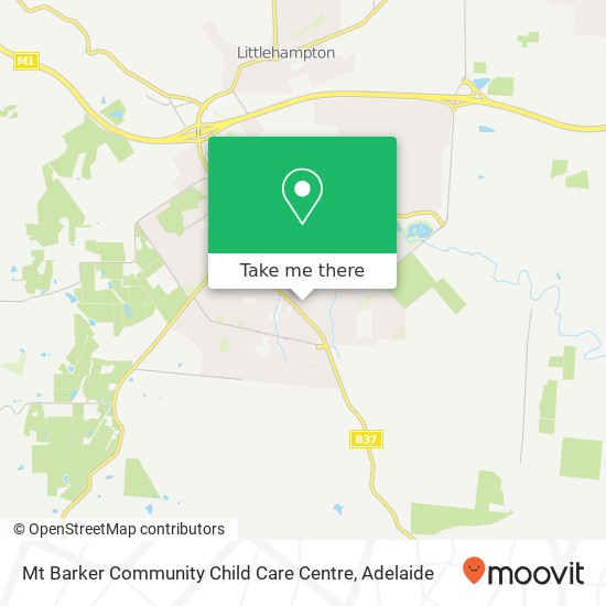 Mapa Mt Barker Community Child Care Centre