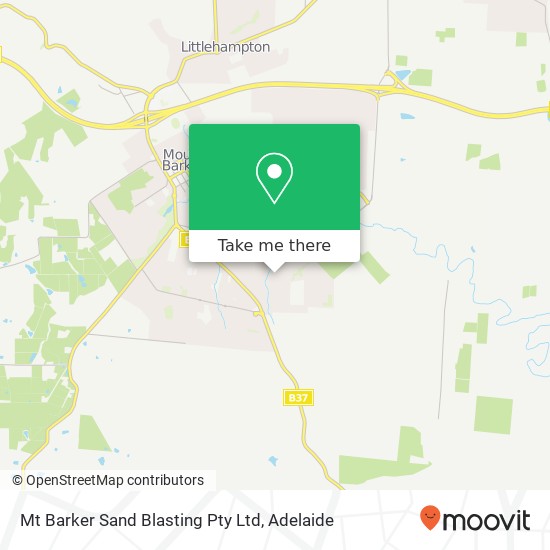 Mapa Mt Barker Sand Blasting Pty Ltd