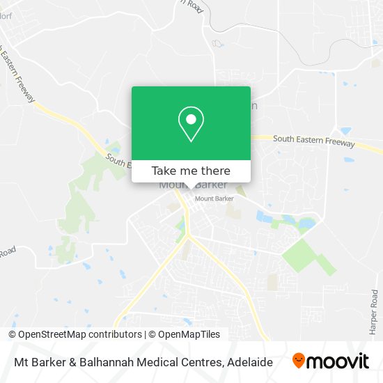 Mt Barker & Balhannah Medical Centres map
