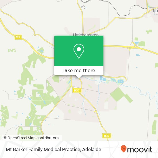 Mt Barker Family Medical Practice map