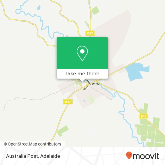 Australia Post map