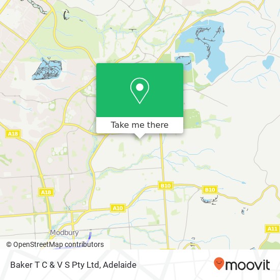 Mapa Baker T C & V S Pty Ltd