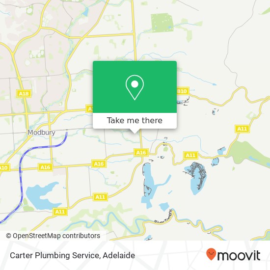 Carter Plumbing Service map