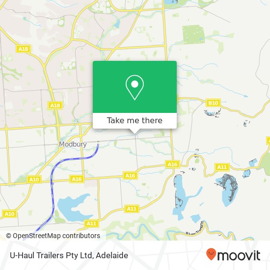 U-Haul Trailers Pty Ltd map