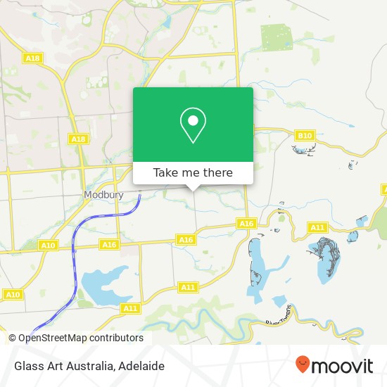 Glass Art Australia map