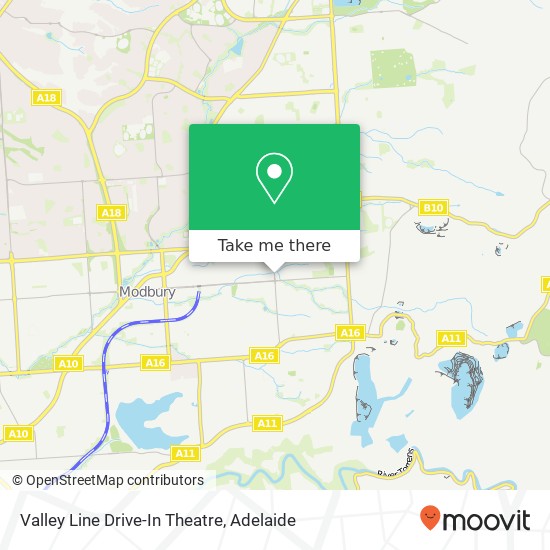 Valley Line Drive-In Theatre map