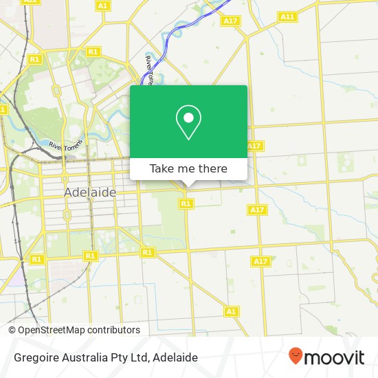 Gregoire Australia Pty Ltd map