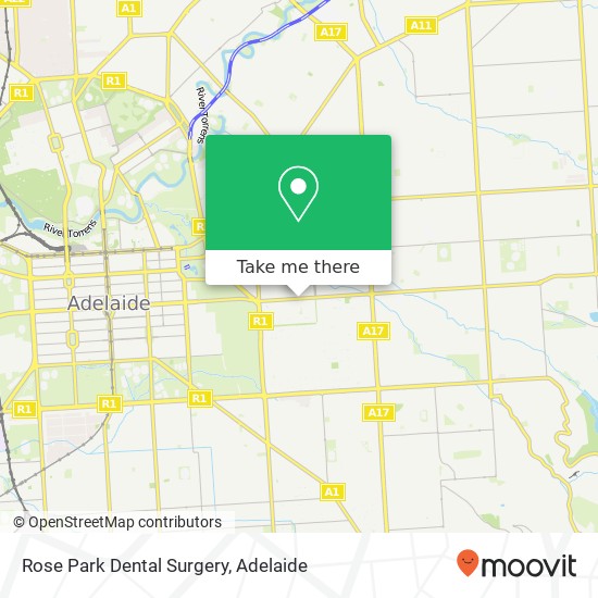 Mapa Rose Park Dental Surgery