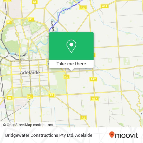 Bridgewater Constructions Pty Ltd map