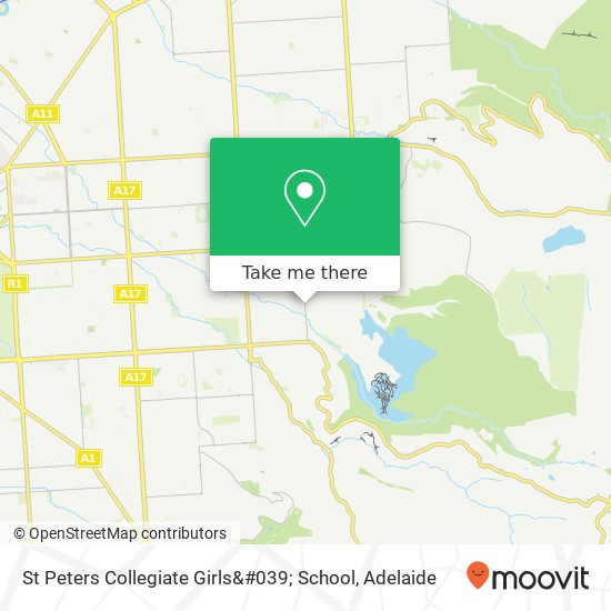 St Peters Collegiate Girls&#039; School map