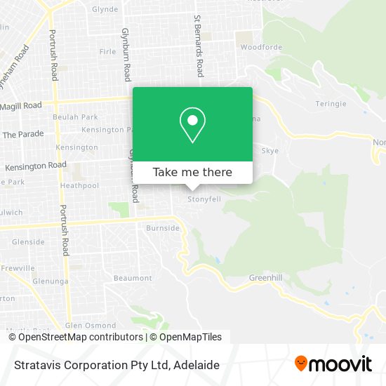 Stratavis Corporation Pty Ltd map