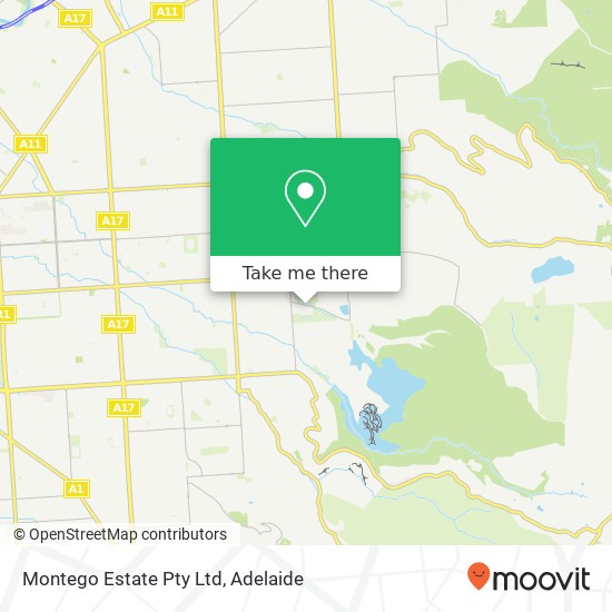 Mapa Montego Estate Pty Ltd