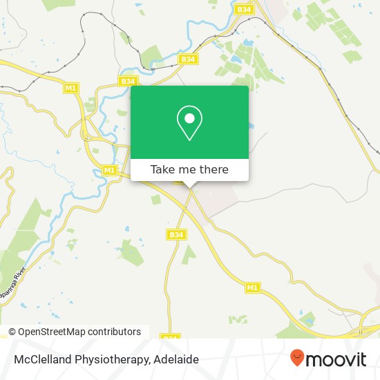 Mapa McClelland Physiotherapy