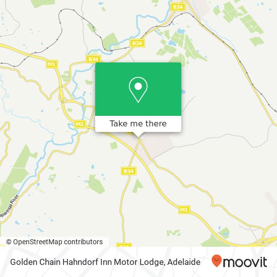 Golden Chain Hahndorf Inn Motor Lodge map