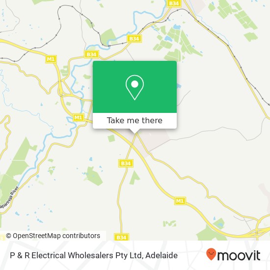Mapa P & R Electrical Wholesalers Pty Ltd
