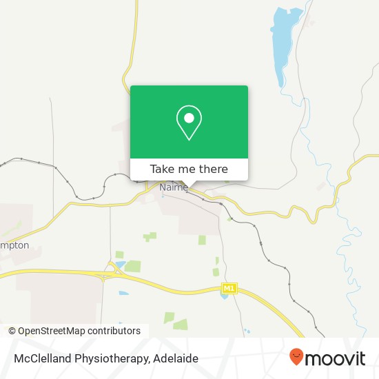 Mapa McClelland Physiotherapy