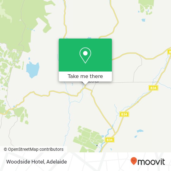 Woodside Hotel map