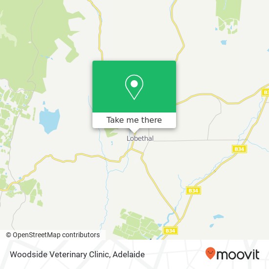 Woodside Veterinary Clinic map