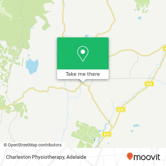 Mapa Charleston Physiotherapy