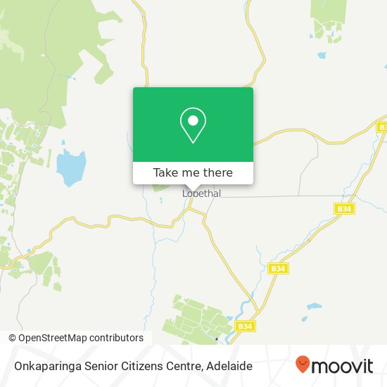 Onkaparinga Senior Citizens Centre map