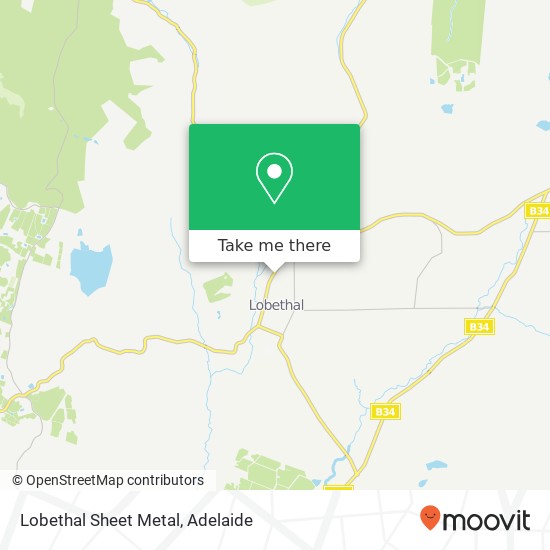 Lobethal Sheet Metal map