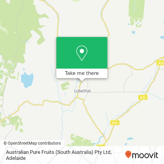 Australian Pure Fruits (South Australia) Pty Ltd map