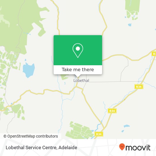 Lobethal Service Centre map