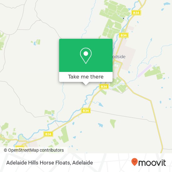 Mapa Adelaide Hills Horse Floats