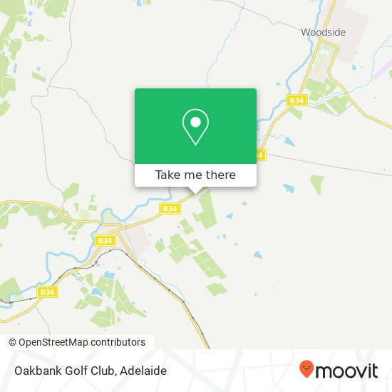 Mapa Oakbank Golf Club